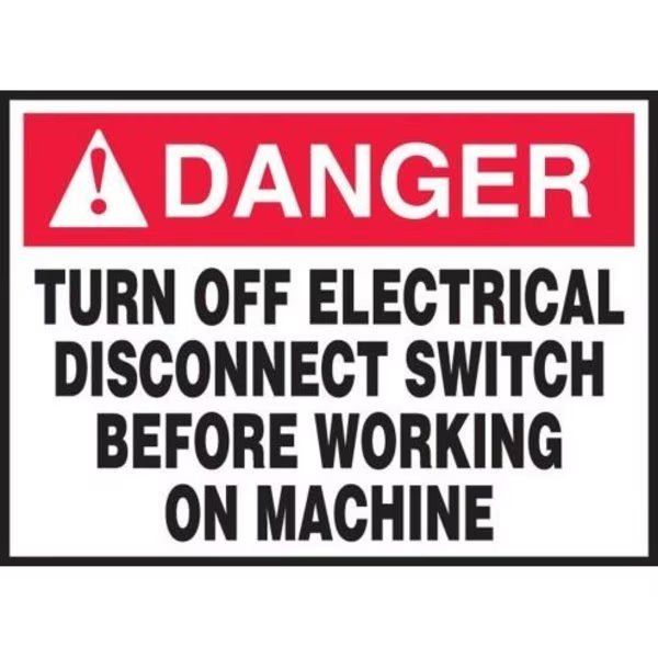 ELECTRICAL SAFETY LABELS 3 12 in  X LELC118VSP, Accuform, Mfr#: LELC118VSP